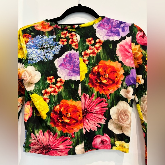 Alice and Olivia Cropped Long Sleeve Shirt - Picture 6 of 8